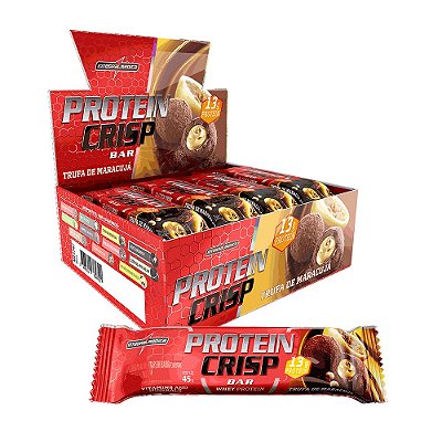 Protein Crisp Bar Trufa de Maracujá - Integralmédica 12 un.