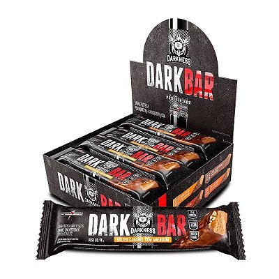 Dark Bar Sabor Caramelo - Integralmédica Caixa com 8 unidades