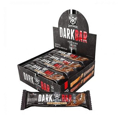Dark Bar Sabor Cookies com Cacau - Integralmédica Caixa com 8 unidades