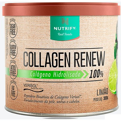 Colágeno Renew Limão (Hidrolisado Verisol) - Nutrify 300g
