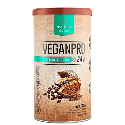 Veganpro Cacau (Proteína Vegetal) - Nutrify 550g