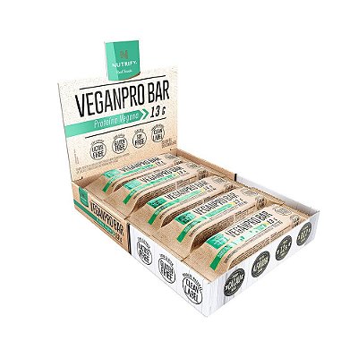 Veganpro Bar Sabor Cacau Nibs - Nutrify Caixa com 10 un.