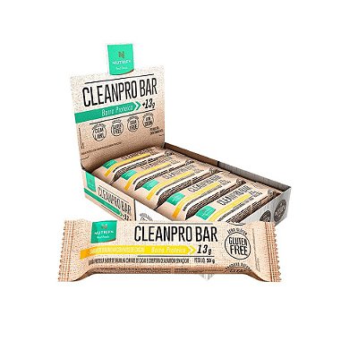 Cleanpro Bar Baunilha com Nibs de Cacau - Nutrify Caixa com 10 un.