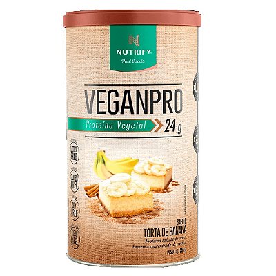 Veganpro Torta de Banana (Proteína Vegetal) - Nutrify 550g