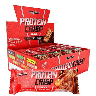 Protein Crisp Bar Churros com Doce de Leite - Integralmédica Caixa com 12 un.