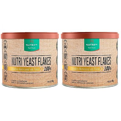 Kit 2x Nutritional Yeast Flakes (Levedura Nutricional) - Nutrify 100g