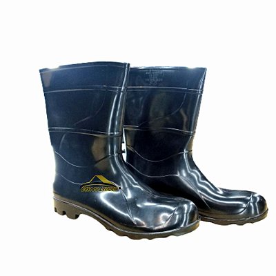 Bota de Segurança PVC Preta com Forro 44/45 Wurth