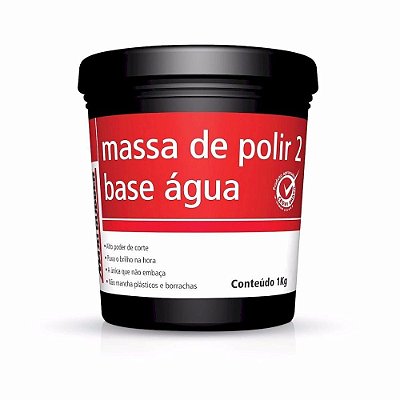 MAXI CORTE Massa POLIR N2 Base D'AGUA 1kg Maxi Rubber