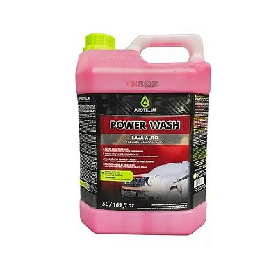 Shampoo Automotivo Lava Auto Power Wash Protelim 5 Litros