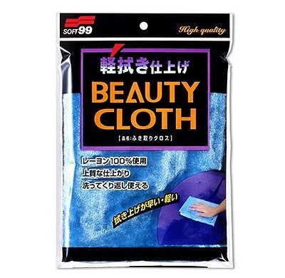 Toalha Microfibra Beauty Cloth para Lustro Pele de Raposa Soft99 32x22cm Importada