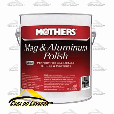 Mag e Aluminum Polish - Polidor de metais Galão Mothers 3,63kg