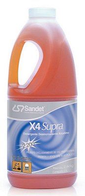 X4 Supra Desengraxante Super Concentrado 2L Sandet