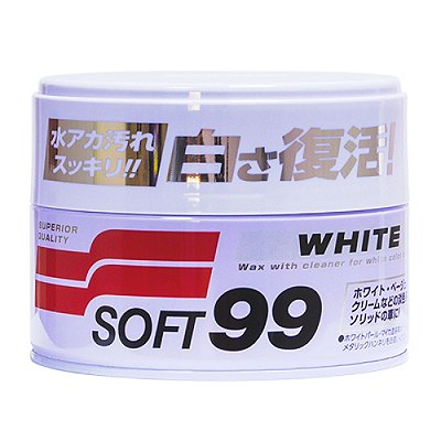 Cera Japonesa White Cleaner Soft99 Carros Claros 350g