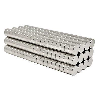Imã De Neodímio Disco 10mm X 5mm *60 Peças*