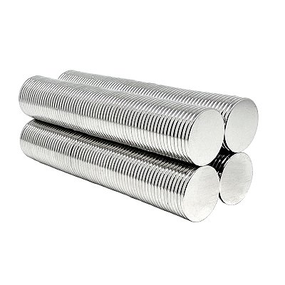 Imã De Neodímio Disco 20mm x 1,5mm *5 Peças*