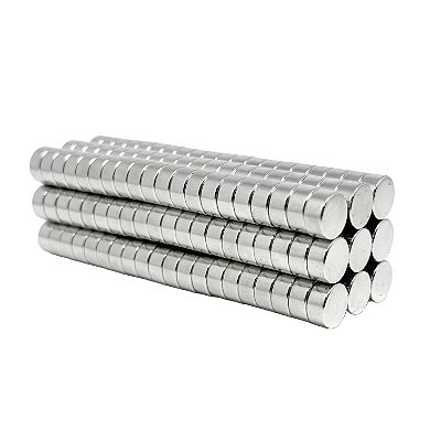 Imã De Neodímio Disco 11mm X 5mm *100 Peças*