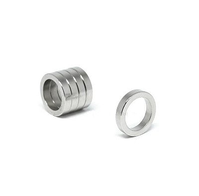 Imã De Neodímio Anel 20mm X 13mm X 2mm