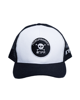 Boné Trucker Branco #NPR