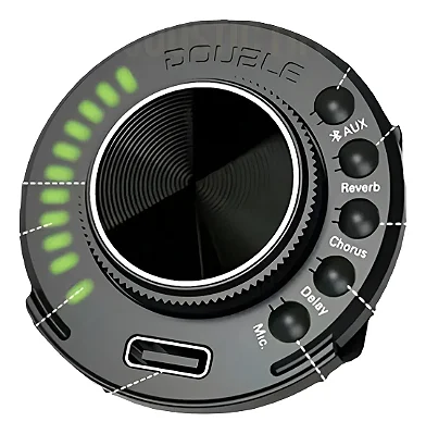 Captador para violão com efeitos Double OS1