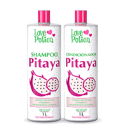 Shampoo e Condicionador de Pitaya 1L - Love Potion Cosméticos