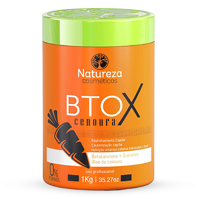 Btox Cenoura 1kg - Natureza Cosméticos