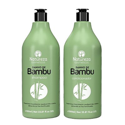 Bambú - Shampoo e Condicionador 1L - Natureza Cosméticos