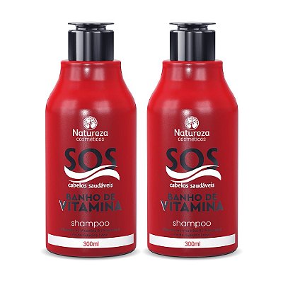 2 Shampoos Home care - Sos - Natureza Cosméticos