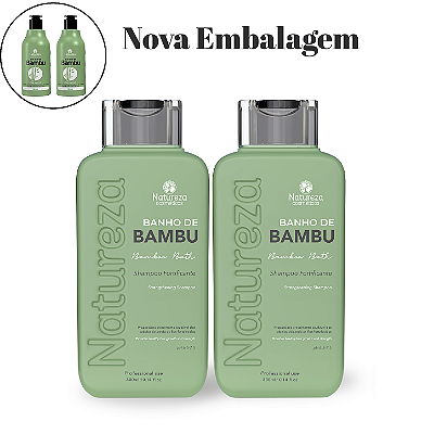 2 Shampoos Home Care - Bambu - Natureza Cosméticos