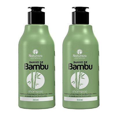 2 Shampoos Home Care - Bambu - Natureza Cosméticos