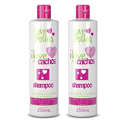 2 Shampoos 250ml - I Love My Cachos - Love Potion