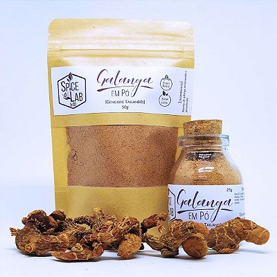 Galanga em Pó 25g | 50g