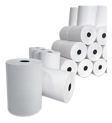 10 Rolos Bobina Térmica 80 mm x 40 Metros Branca