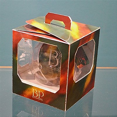 Embalagem Esfera Natalina BP Accessories | Presente Elegante para Brincos e Acessórios