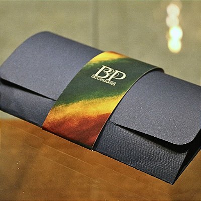 Embalagem Envelope BP Accessories Azul Noite | Dois Tamanhos | Edição Especial Natalina