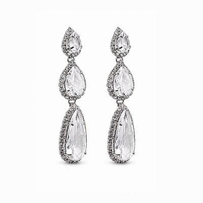 Brinco de Pressão BP Cascata de Luz com Cristais