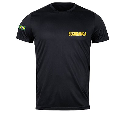 Camiseta Segurança Vigilância Escolta - 100% Algodão