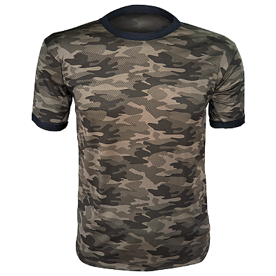 Camiseta Camuflada Militar Masculino