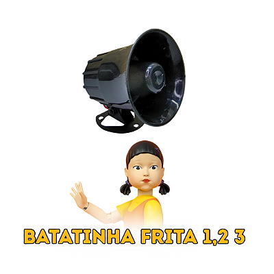 Buzina Eletrônica - 12 Toques BATATINHA FRITA 1,2,3...