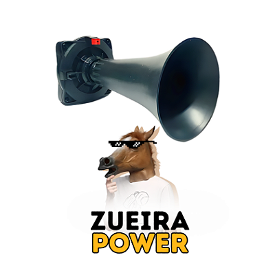 Buzina Eletronica ZUEIRA - POWER