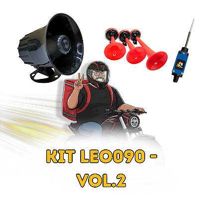 Kit Verdureiro Tripla + Buzina eletrónica - Leo090 - VOL.2