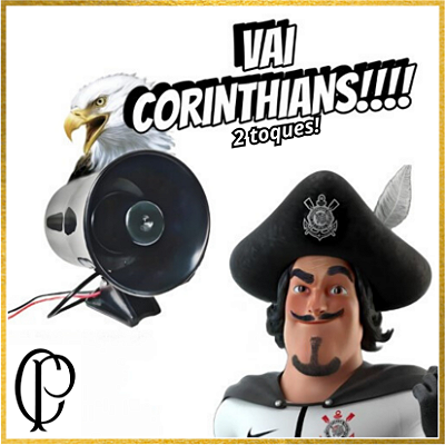 Buzina Eletrônica do Torcedor VAI CORINTHIANS