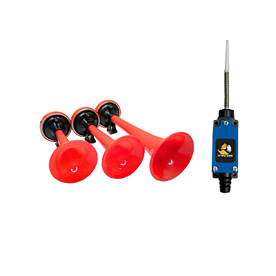 Verdureiro Tripla – 03 Cornetas + Cordinha Virtual de Acionamento
