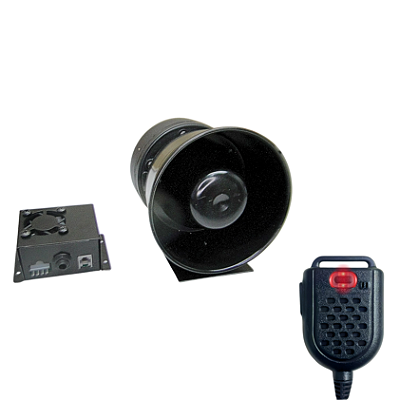 Sirene Policia Bombeiro Ambulância Profissional c/ PTT, Muito Forte