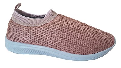 Tênis Meia Feminino nude rosê preço direto de fábrica