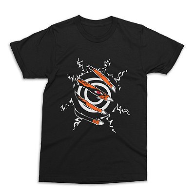 Camiseta Naruto - Raposa (Preta)