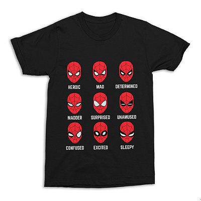 Camiseta Homem-Aranha (Preta)