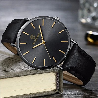 Relógio ultrafino para homens, relógios de luxo Top Brand, relógio masculino,