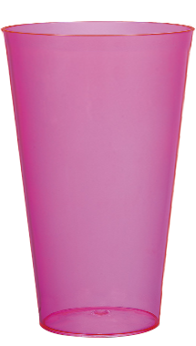 Copo Acrilico PS - Big Drink 550ml Rosa