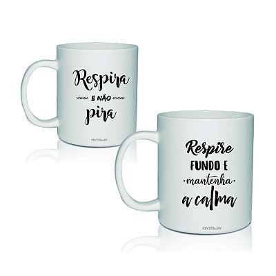 Kit 2 Canecas Personalizadas Criativas - Good Vibes