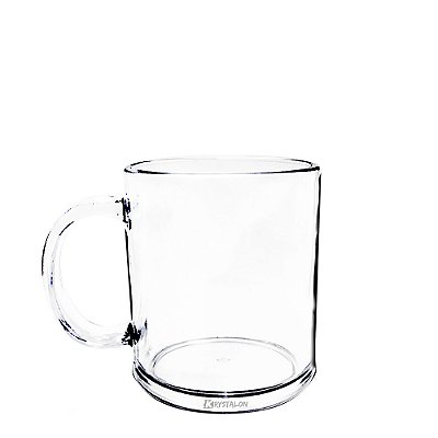 Caneca Café Transparente - Policarbonato